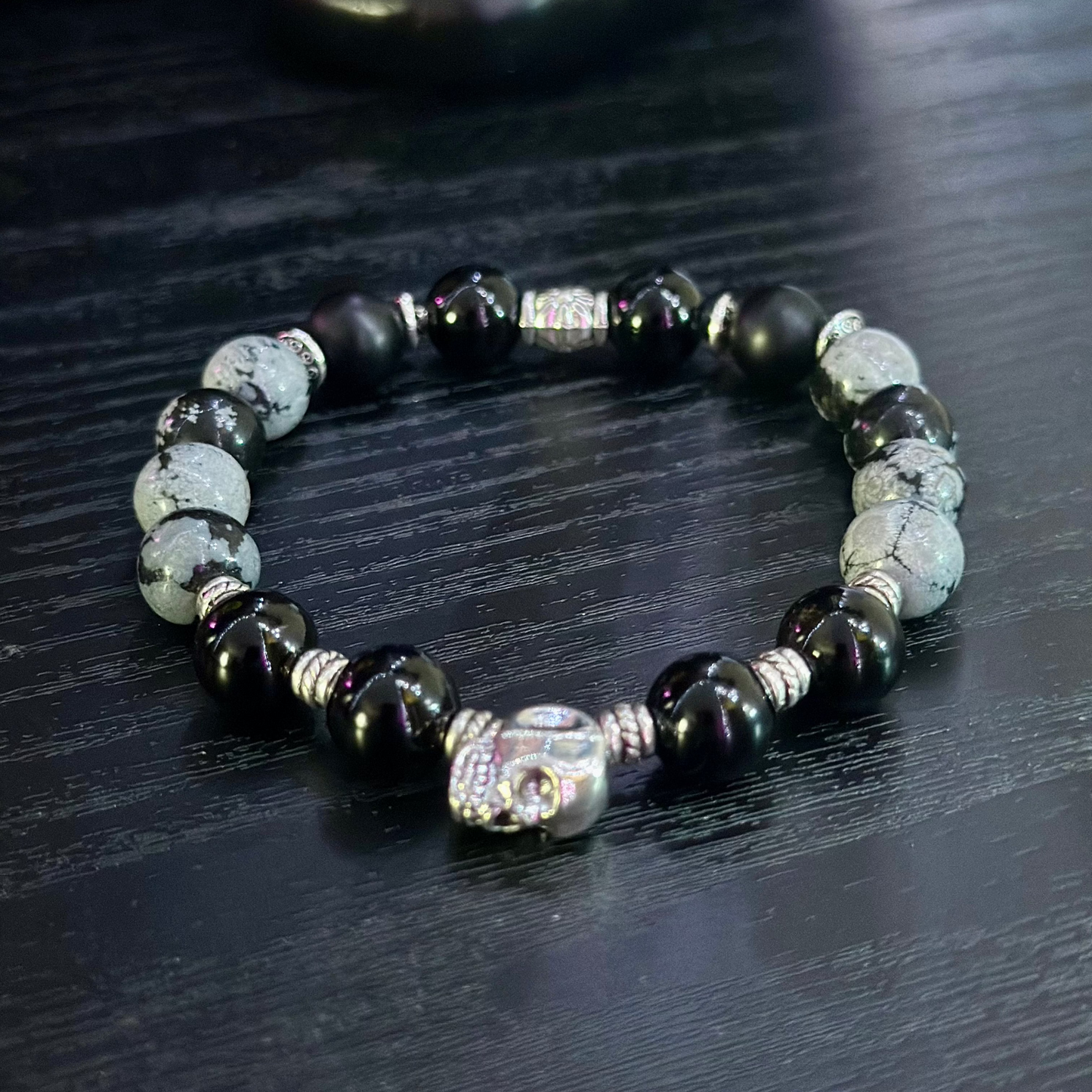 Death's Door Beaded Bracelet 19cm