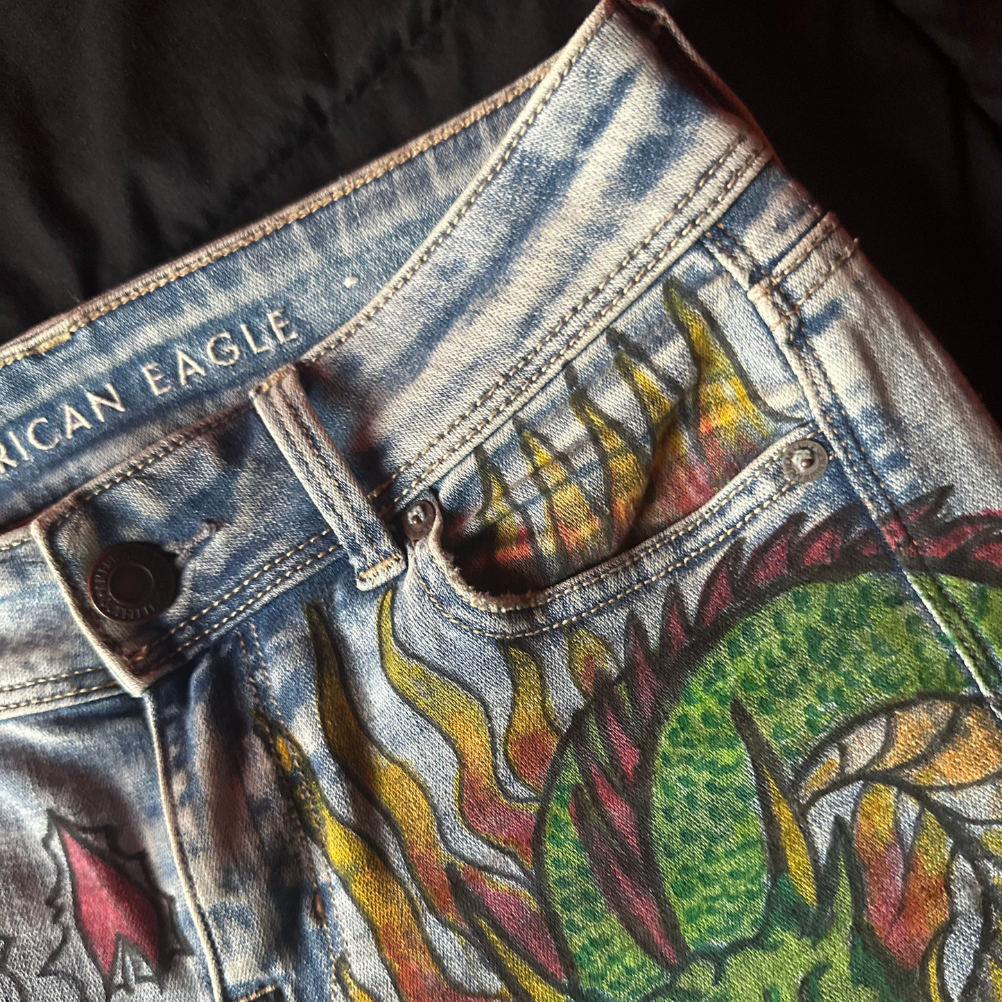 Tattoo Jean Pants