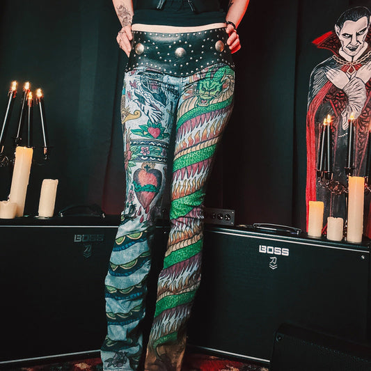 Tattoo Jean Pants