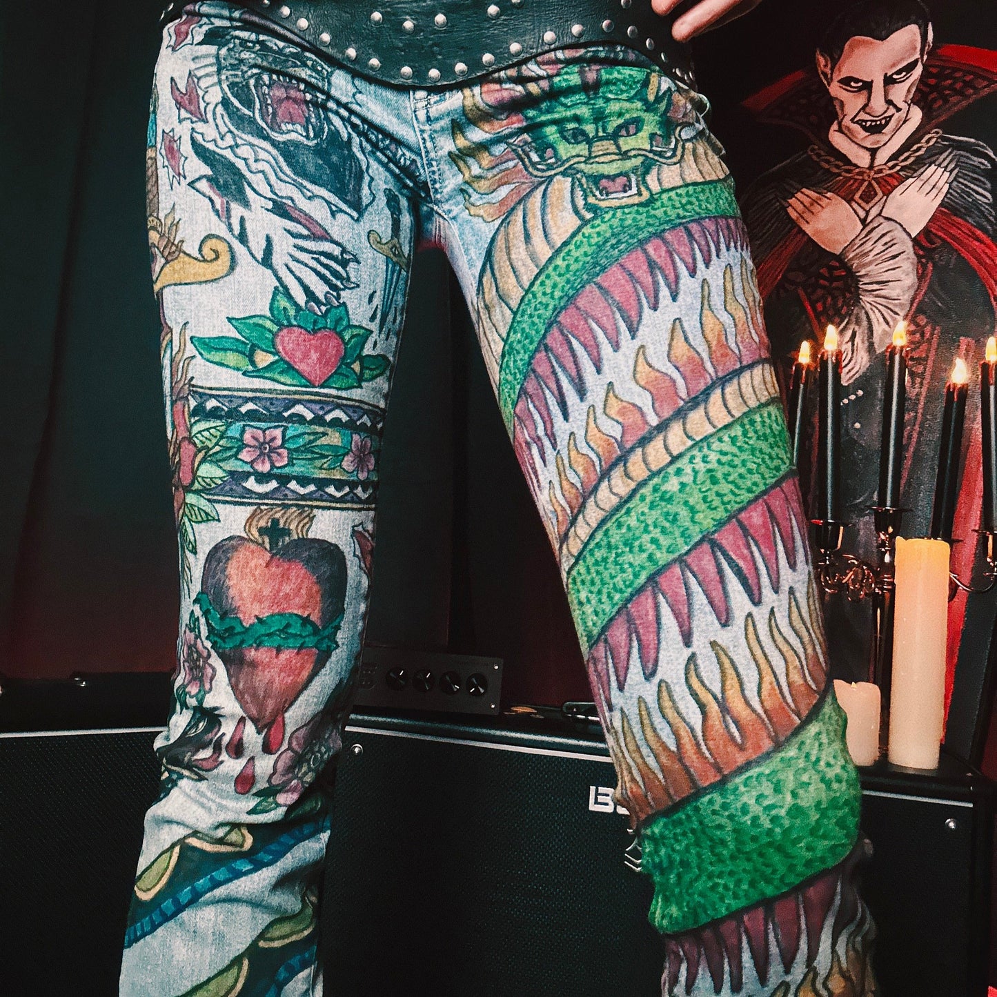 Tattoo Jean Pants