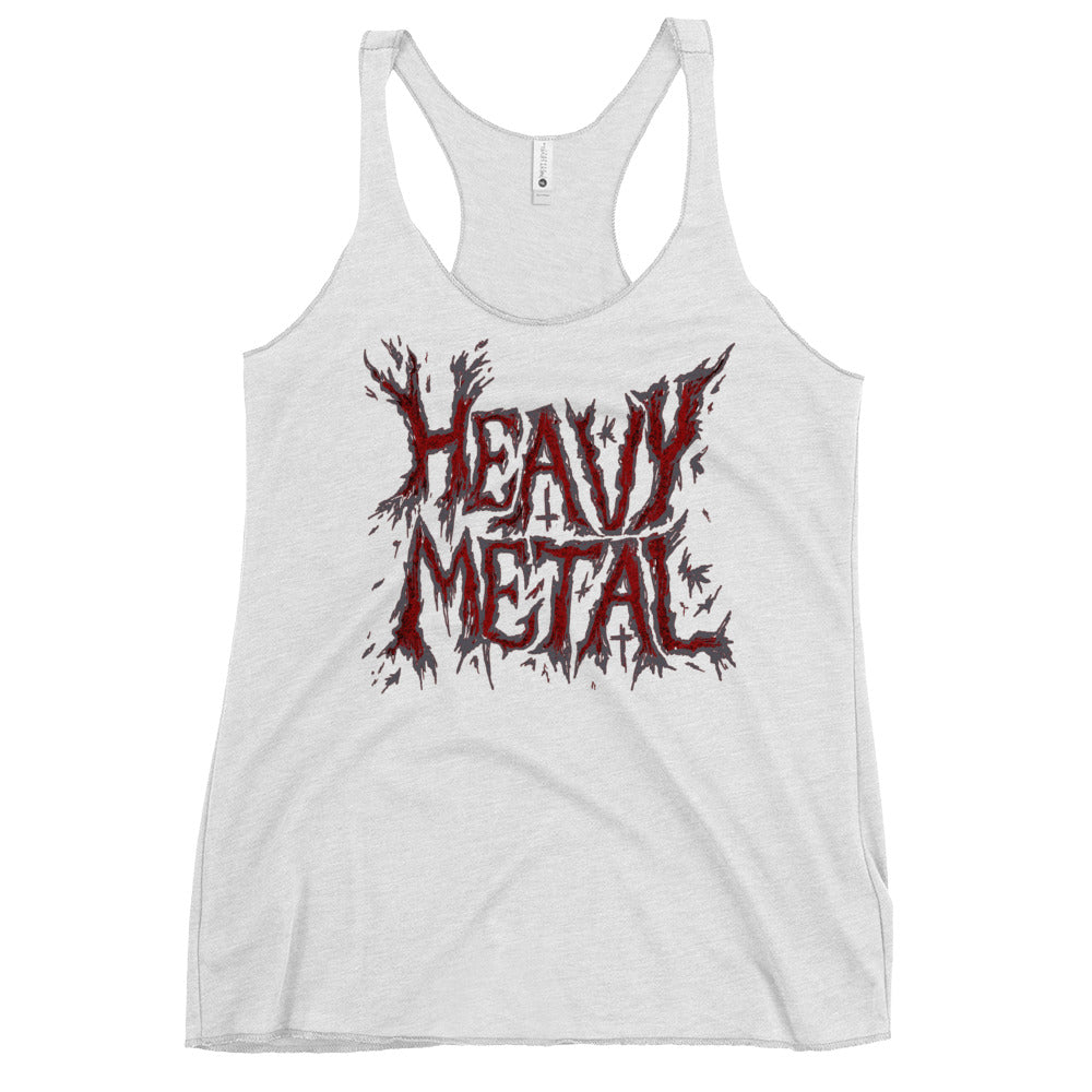 Heavy Metal Red/Grey White SV Label Tank Top